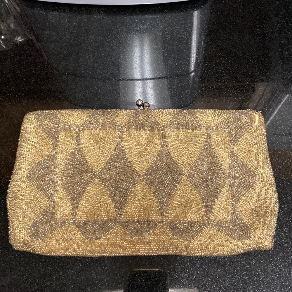 Vintage beaded clutch